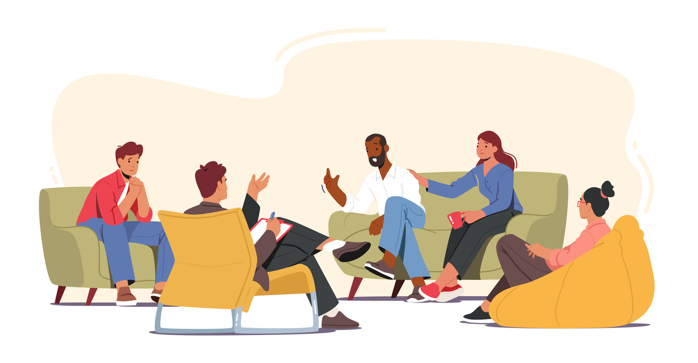 Group addiction recovery treatment